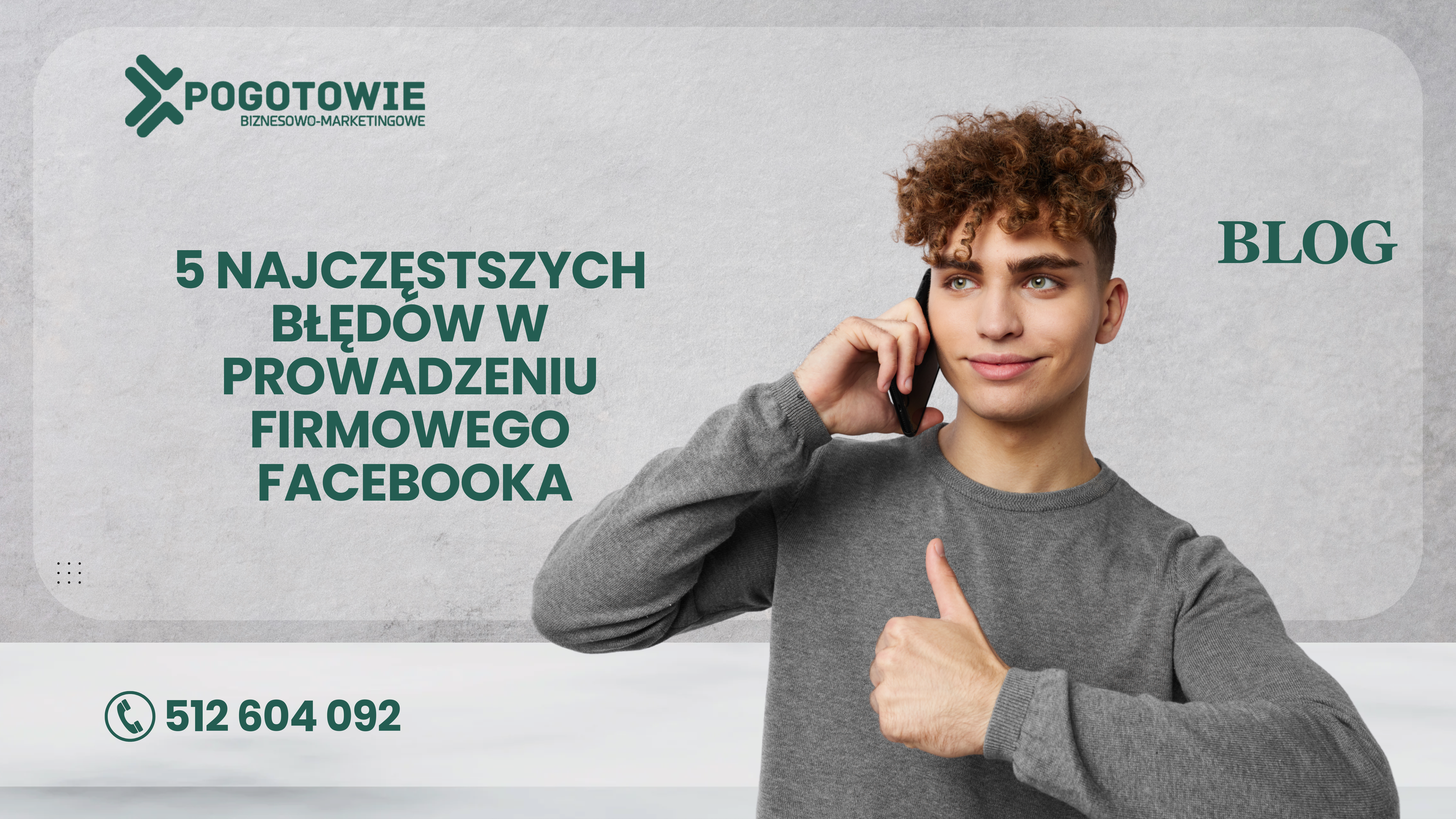 5 najczęstszych błędów w prowadzeniu firmowego Facebooka.