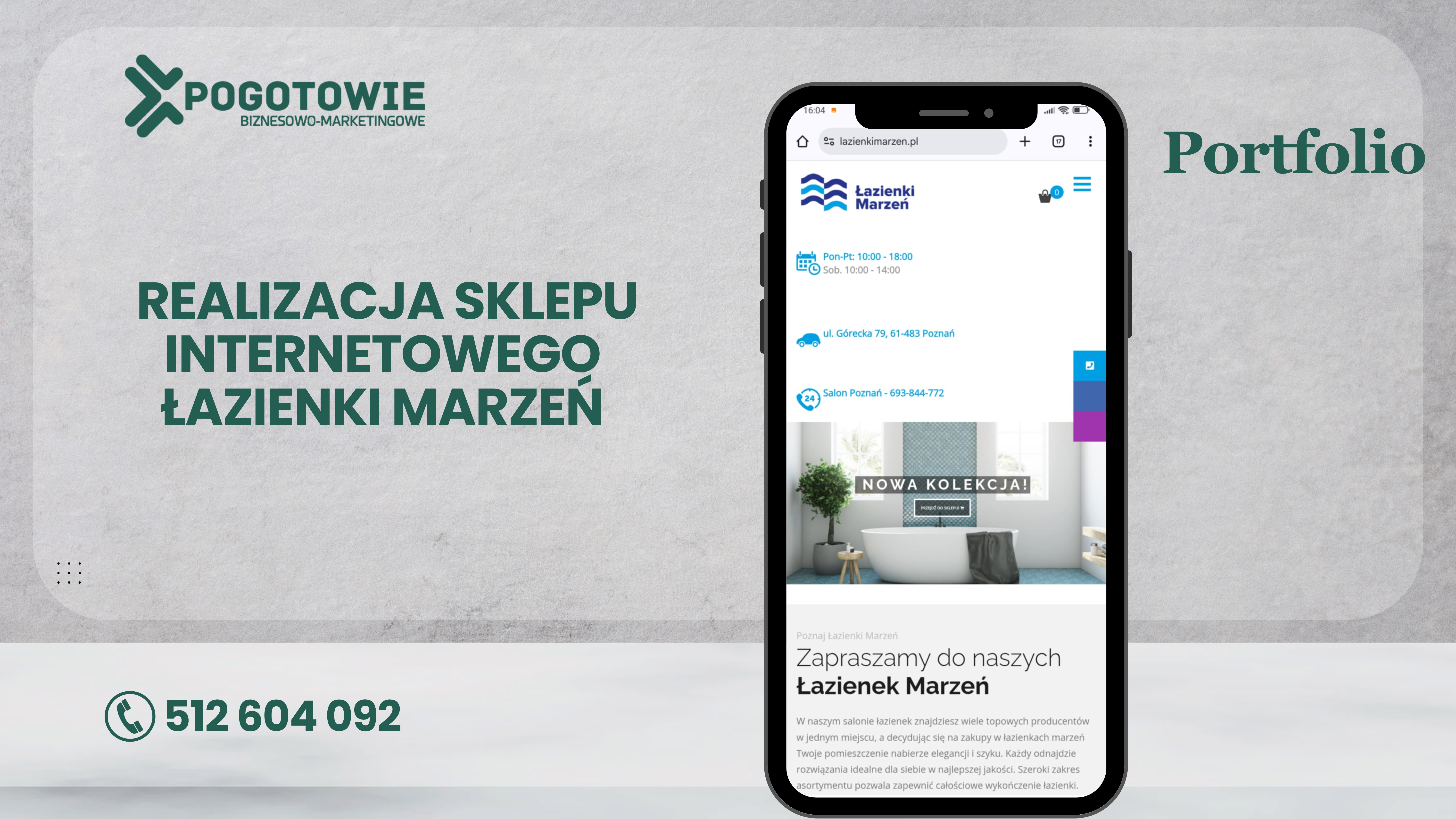 Portfolio: Realizacja Sklepu Internetowego Łazienki Marzeń