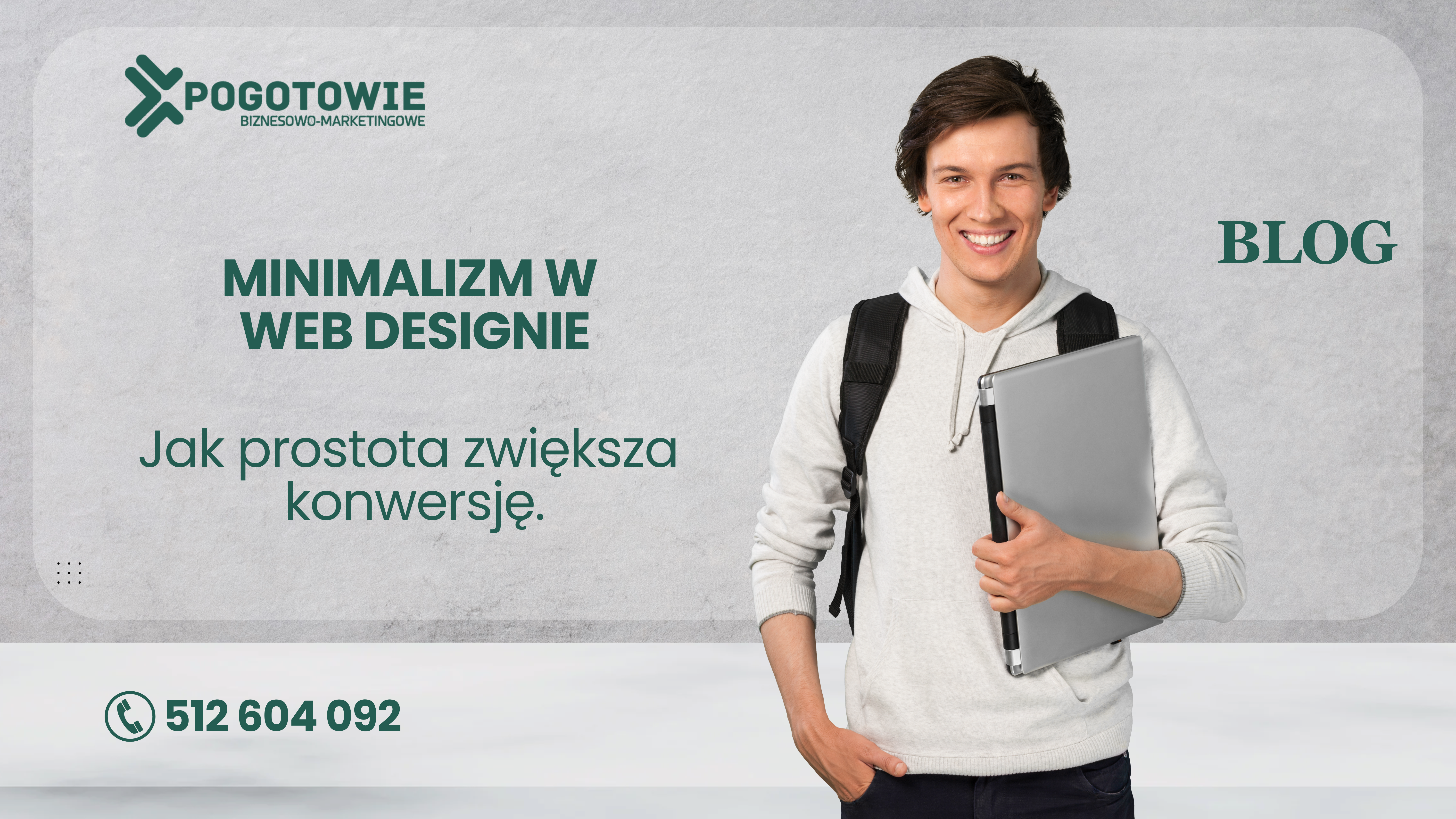 Minimalizm w web designie – jak prostota zwiększa konwersję.
