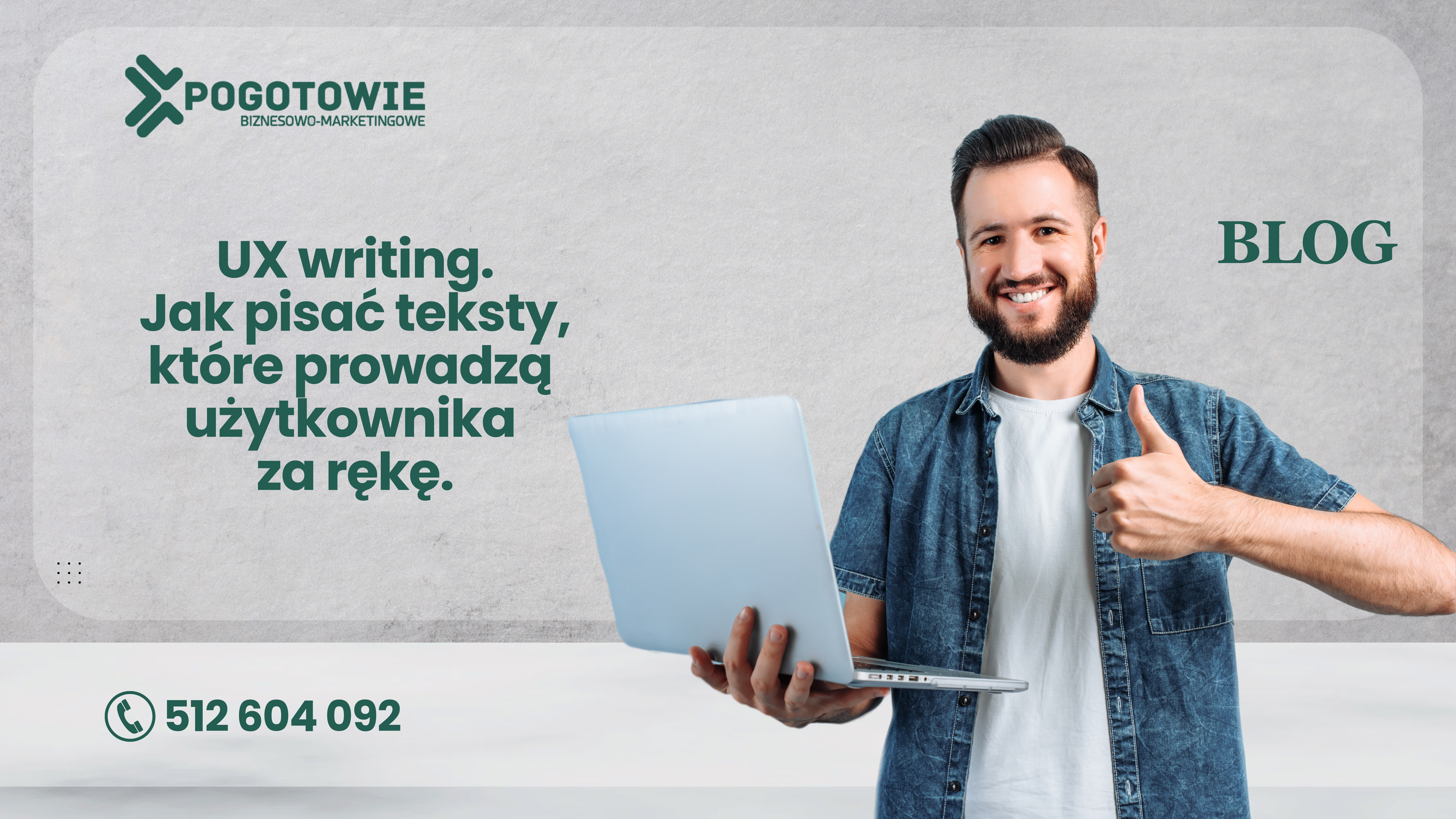 UX writing – jak pisać teksty, które prowadzą użytkownika za rękę.